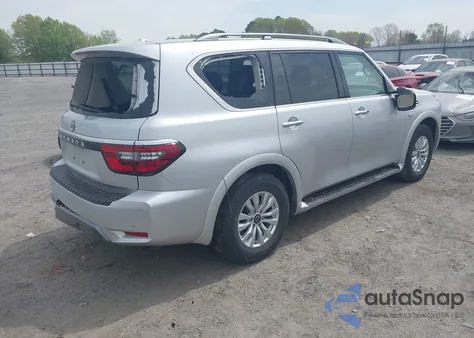 2021 Nissan Armada Sv 4Wd из США, поврежденный, VIN JN8AY2AD6M9661144